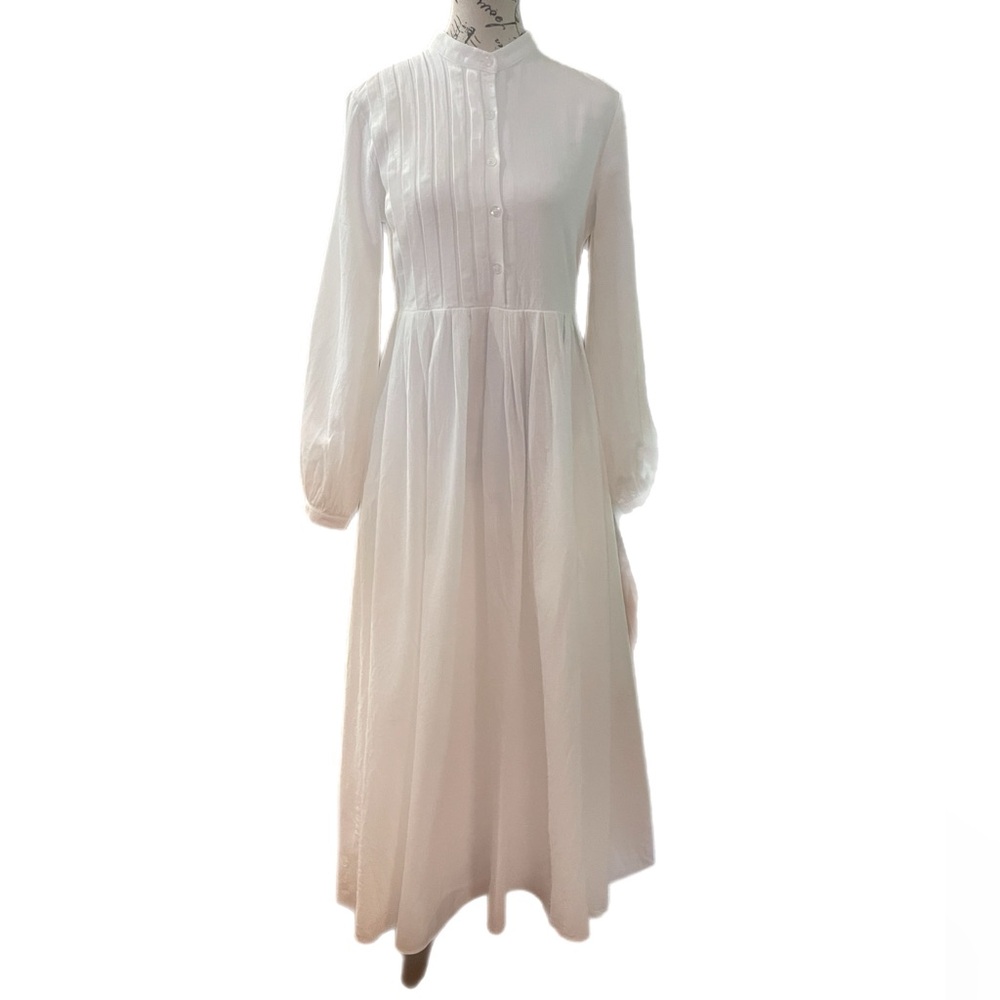 Veiled Collection white maxi dress